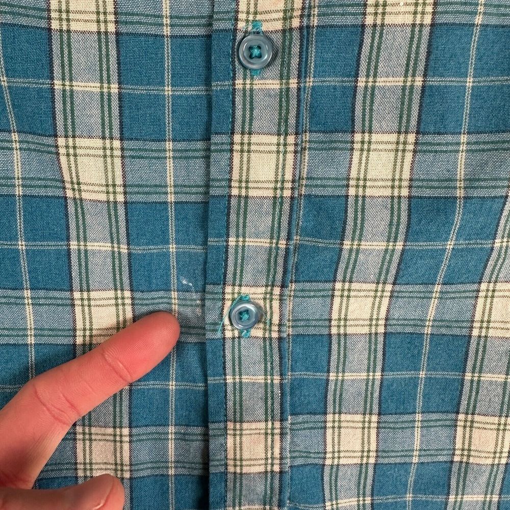 Arbor Collective Shirt Mens Medium Multi Color Plaid Button Up Long Sleeve - Picture 6 of 13